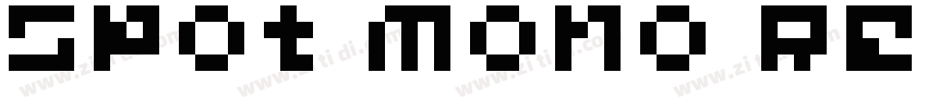 Spot Mono Regular Re字体转换